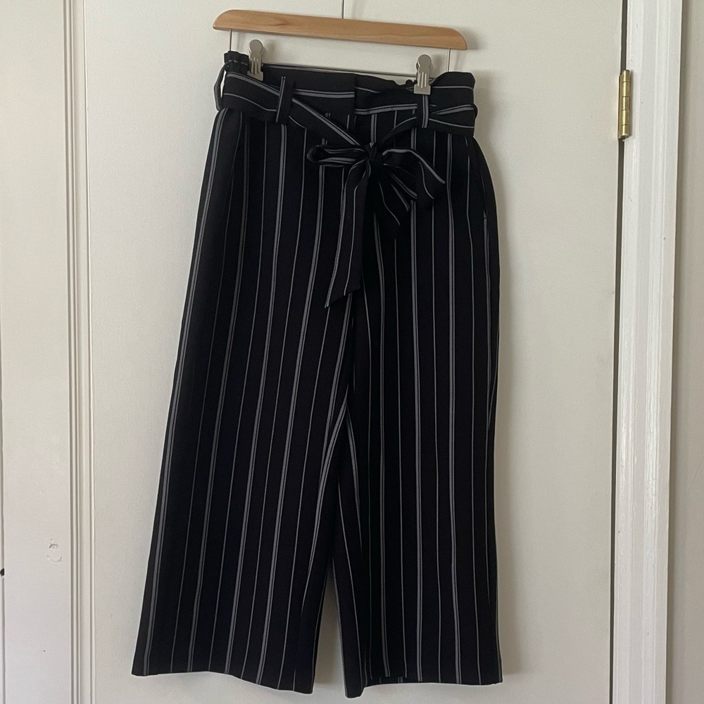 Apt. 9 Black and White Wide Leg Pants